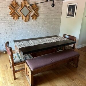 Anthropologie Macrame Table Runner